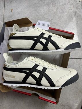 Onitsuka Tiger by Asics Mexico 66 Sneakers in Cream and Black